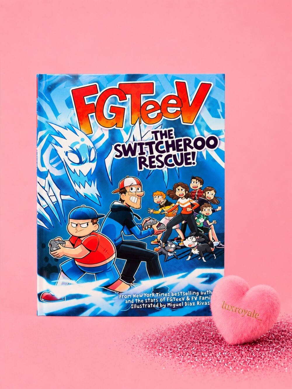 FGTeeV The Switcheroo Rescue Book #3 Paperback Kids Graphic Novel Ages 8-12